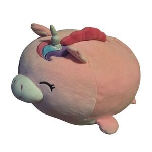 Smoochy Pals Pink Unicorn Plush Soft Squishy Stuffed Animal Sparkle Horn
